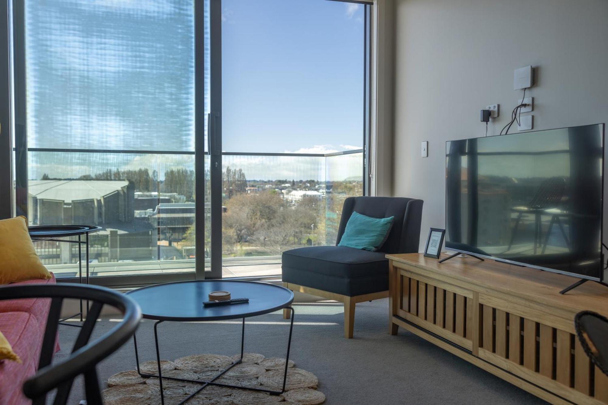 כרייסטצ'רץ' Luxury 2 Bedroom Cbd Apartment With Free Parking מראה חיצוני תמונה