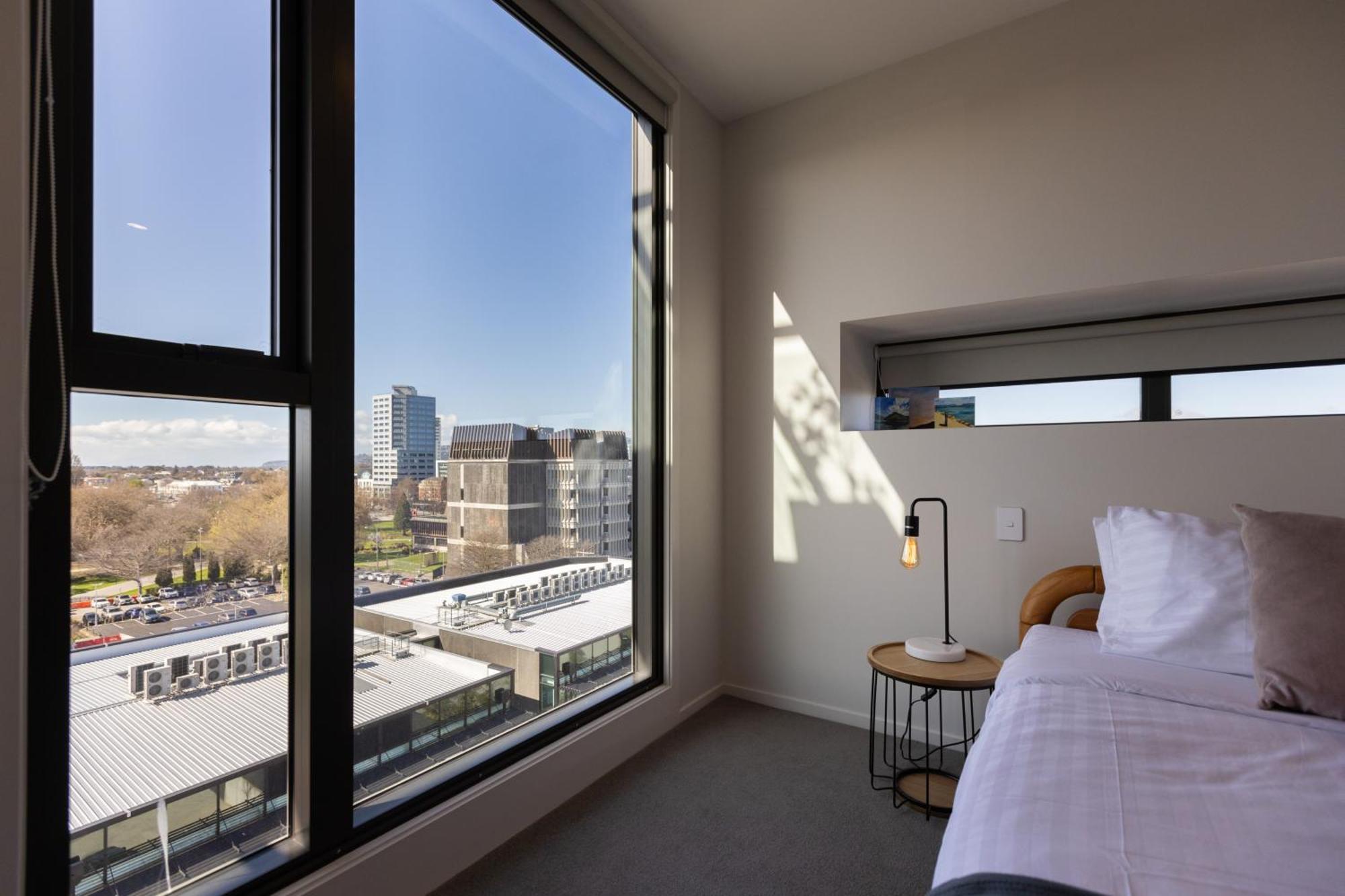 כרייסטצ'רץ' Luxury 2 Bedroom Cbd Apartment With Free Parking מראה חיצוני תמונה